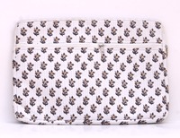 Housse pour ordinateur portable matelassée en coton, douce, légère, portable, grande capacité