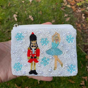 Porte-monnaie perlé tendance, portefeuille décoratif fait main pour femme, pour espèces, cartes et petits essentiels, au meilleur prix - Product Image 6