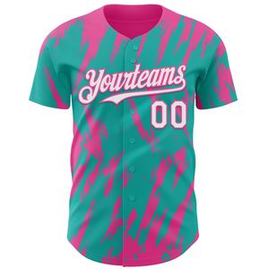 Camiseta de Béisbol OEM, Corta, con Botones, Logotipo Personalizado, Impresión Serigráfica, 100% Algodón Orgánico Antibacterial, para Invierno - Product Image 6