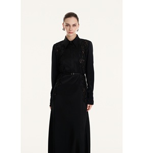 Robes pour femmes à faible MOQ, élégantes, ornées, longues, brillantes, infroissables, décontractées - Product Image 1