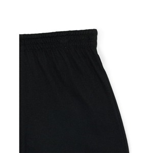 Pantalones Cortos de Algodón Negros para Hombre, Cintura Media, Casuales, de Verano, Lisos - Product Image 5