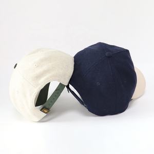 Casquette de baseball vintage bicolore en gros, personnalisable avec logo, en coton, style Dad Hat, 6 panneaux, non structurée, décontractée, snapback, pour hommes et femmes, idéale pour la plage et les fêtes - Product Image 6
