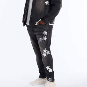 Wholesale Designer Blue Jeans <b>Men</b> Skinny <b>Stretch</b> Denim Pants Slim <b>Men</b> Acid Wash Jeans in Pakistan New Fashioned Style Streetwear - Product Image 5