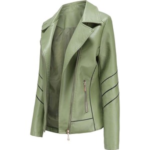 Veste en similicuir pour femmes de qualité supérieure, design élégant, couleur unie, écologique, respirante, faible MOQ, best-seller, vêtements d'hiver - Product Image 4