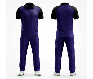 Premium <b>Cricket</b> Uniform for Clubs and Teams Full Sublimation Printing | Men Women Youth <b>Cricket</b> Wears Polo Shirt and Trouser - Product Image 1