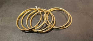 Eternal Shine Ensemble de bracelets en laiton réglables respectueux de l'environnement Bijoux de déclaration de personnalisation de luxe faits à la main pour les fêtes décontractées - Product Image 2