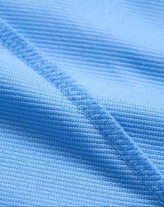 Men's Solid Light Blue Short Sleeve T-Shirt Regular Fit O-Neck Casual Jersey Knit 100% Cotton Blank Design - Product Image 6