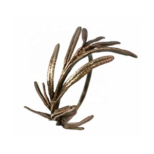 Porte-serviettes en métal de haute qualité feuille support en tissu de table pour hôtels et mariages cadeau parfait pour les événements - Product Image 6