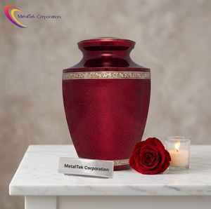 Large Cremation Urns <b>for</b> Human <b>Ashes</b> Adult Red Funeral Memorial Urns Decorative Burial Jar Personalized Keepsake <b>Casket</b> Supplier - Product Image 1