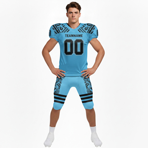 Nuevo Uniforme de Fútbol Americano Sublimado 2026, 100% Poliéster, Unisex, Manga Corta, Ligero, Transpirable, Tallas Grandes - Product Image 2