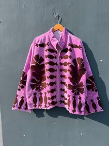 2026 Hot Selling Pink Velvet Embroidered <b>Jacket</b> Handcrafted Floral A-Line Winter Coat Front Zip Closure <b>Jacket</b> At Factory Price - Product Image 1