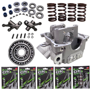 Kit complet de culasse CSRK NMAX 23/26 Performance en aluminium argenté (sans VVA) avec arbre à cames LC - Product Image 1
