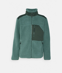 New Custom Design Sherpa Polar <b>Fleece</b> Winter Stand Collar Varsity <b>Jacket</b> for Women & Men - Product Image 1
