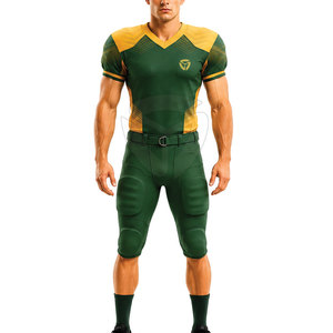 American Football Uniform Quick Dry <b>Athletic</b> Jersey with Durable Football Pants for Outdoor Sports Training and Tournament Games - Product Image 4
