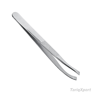 Pince à épiler professionnelle en acier inoxydable personnalisable, durable, pour sourcils, coupe et finition, à pointe inclinée, essentiels de beauté - Product Image 5