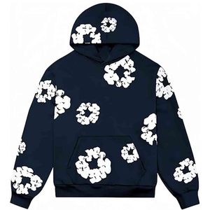 Sudadera con Capucha Extra Grande de Felpa 100% Algodón Bordada para Hombre y Mujer, Estilo Casual Retro - Product Image 1