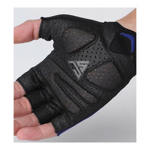 Gants de cyclisme pour VTT, antidérapants, respirants, pour hommes et femmes, design personnalisé, demi-doigts, pour l'extérieur, été - Product Image 5