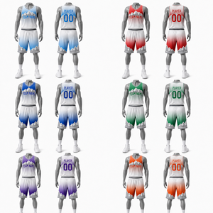 Conjunto de Uniforme de Baloncesto Personalizado para Adultos, 2 Piezas, Jersey y Pantalones Cortos de Secado Rápido para Entrenamiento de Equipos Juveniles para Niños - Product Image 2