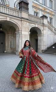 Customized Designs Afghani Kuchi Party Latest Afghani <b>Dress</b> Women Heavy Embroidery Wedding Party Wear & Casual <b>Dresses</b> For Women - Product Image 5