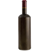 Meuble de rangement multifonctionnel et résistant à l'eau, inspiré des bouteilles de vin, pour la présentation de verrerie dans les supermarchés et fermes.