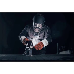 Meilleurs gants de soudage TIG en cuir résistant à la chaleur, gants de soudeur en daim de vache résistants à la chaleur - Product Image 4