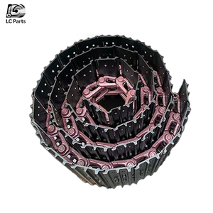 Conjunto de cadenas de orugas de paso de 250mm para <span class=keywords><strong>Hyundai</strong></span>, piezas de repuesto de tren de rodaje de excavadora, duraderas, para el tren de aterrizaje de excavadora - Product Image 2