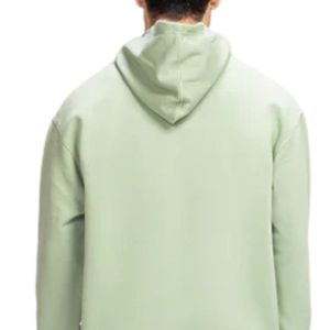 Sudadera con Capucha para Hombre, Corte Regular, Tela de Forro Polar Verde, Estampado en el Pecho, Estilo Casual Urbano, Cómoda, OEM, ODM, Venta al Por Mayor - Product Image 4