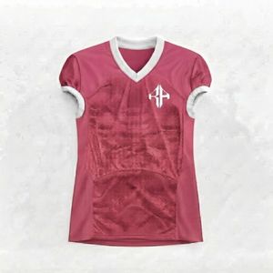 Maillot de football haut de gamme à col en V, impression par transfert thermique, matière 100% polyester par RIVIAN ATLANTIC - Product Image 2