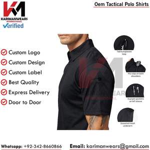 Camiseta Polo Estilo Táctico para Hombre, para Paintball y Deportes al Aire Libre, Tejido Transpirable, Venta Directa de Fábrica - Product Image 4