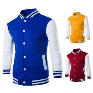 Chaquetas Universitarias al por Mayor, Chaqueta Varsity Personalizada con Logotipo, Chaqueta Letterman Lisa, Nueva Chaqueta Varsity de Moda para Hombre y de Calidad Profesional - Product Image 6