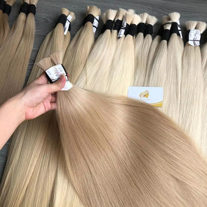 Minh Khang Cabello Premium Vietnamita Liso 100% Humano Virgen a Granel 100g Todos los Colores Compatible con Tinte Cabello Largo de Alta Calidad - Product Image 1