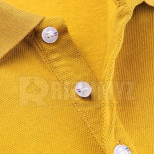Logo brodé personnalisé pour chemises en polyester/coton à manches courtes, respirantes, vintage, grandes tailles, pour le golf et les sports masculins - Product Image 4