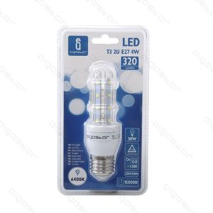 หลอดไฟ LED T3 2u E27 4w 6400k สีขาวนวล 320 ลูเมน ประหยัดพลังงาน - Product Image 1