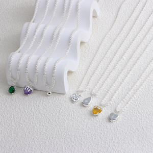 Collier de perles d'eau douce de luxe de niche, polyvalent, perles de riz coréennes, pendentif amour, chaîne de cou, cadeau féminin, style luxe léger - Product Image 1