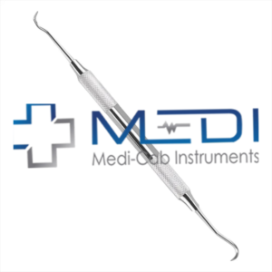 Sonde chirurgicale dentaire MediCab Instruments, moletée, argentée, manuelle, instrument de classe I, certifiée CE, résistante à la rouille, autoclavable - Product Image 1