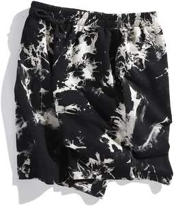 Pantalones Cortos de Hombre de Punto, Poliéster y Algodón, Transpirables, Cómodos, Casuales, para Verano - Product Image 3