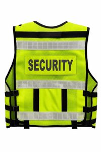 Chaleco de Seguridad de Alta Visibilidad para Hombre, Uniforme de Seguridad Reflectante de Poliéster para Guardias, para Todas las Estaciones - Product Image 3