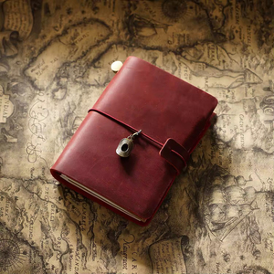 Cuadernos de Tapa Dura de Cuero Genuino, 100 Hojas Sueltas para Trabajo, Escritura, Estilo Vintage, Regalo Personalizado para Hombres - Product Image 3
