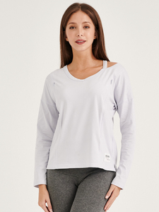 Blusa de Maternidad Bmama de Manga Larga con Abertura Lateral Oculta para Lactancia, Camiseta de Embarazo y Posparto, Venta al Por Mayor - Product Image 2