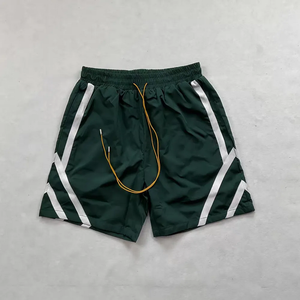 <b>Men</b> Quick Dry Windbreaker <b>Shorts</b> Side Stripe Athletic Gym <b>Shorts</b> Breathable Lightweight Running Track Sport Streetwear <b>Shorts</b> - Product Image 2