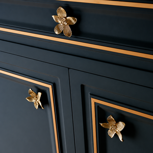 Handcrafted Solid Brass Round <b>Cabinet</b> <b>Knob</b> Brushed <b>Gold</b> Finish Modern Drawer Pull Wardrobe Door Handle Furniture Hardware - Product Image 4
