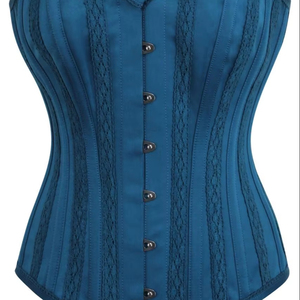 Corsets Vintage pour Femmes, Sexy, Sculptants, Respirants, Modernes, en Brocart, pour Grandes Tailles - Product Image 1