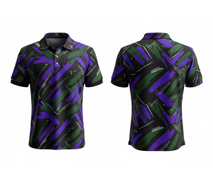 Dye Sublimation Polo Shirt for Sports and Casual Wear Manufacturer Supplier Durable Stitching for Men Women Youth Quick-Dry - Product Image 3