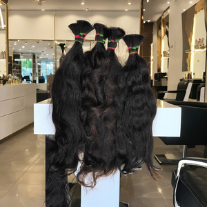 Vente en gros pas cher en vrac Body Wave Bundles de cheveux bruts vierges 100% Remy Extensions de cheveux Double Drawn Bundles bruts - Product Image 1