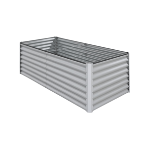 Jardinera Rectangular Galvanizada para Exteriores, Jardinera Metálica para Vegetales GB003, Venta al Por Mayor - Product Image 1