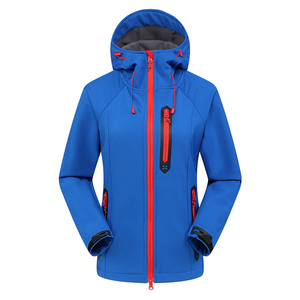 Men's Canvas Softshell Waterproof Windproof High Street Style Outdoor Hiking Windbreaker <b>Jacket</b> - Product Image 4
