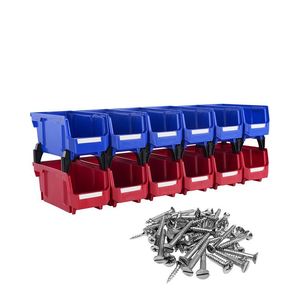 Contenitore Organizzatore in Plastica Impilabile e Appendibile per Garage e Ufficio - Product Image 1