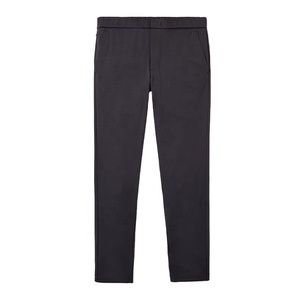 Respirant Logo personnalisé 90% Nylon 10% Spandex extensible dans les quatre sens Slim Fit Sports Golf Zipper Pants Pantalons pour hommes - Product Image 2