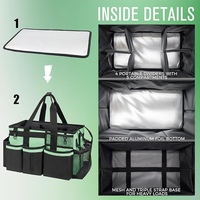Sac de rangement multifonctionnel en nylon imperméable pour outils de toilettage équin, pour usage équestre