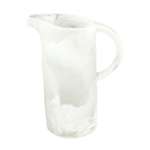 Pichet en verre artisanal vert pomme avec confettis, carafe à eau moderne et haute avec bord festonné pour la décoration de la maison et des restaurants, vente en gros - Product Image 6
